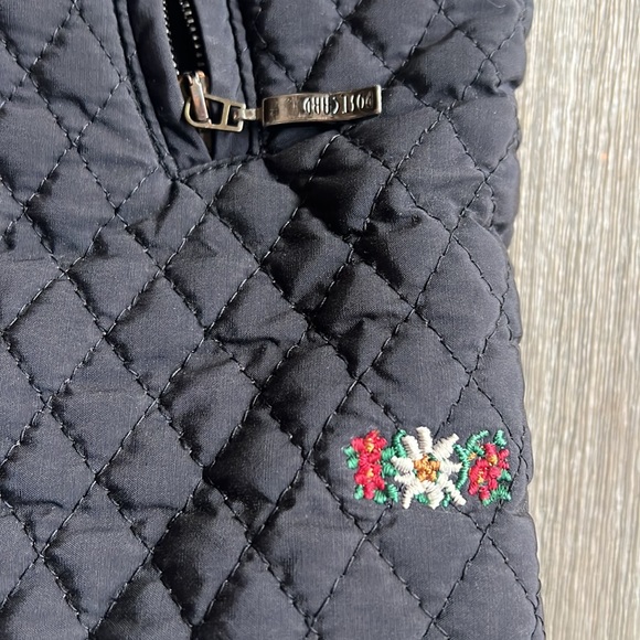 Postcard Black Quilted Vest Size 8 - Picture 3 of 7